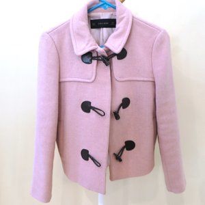 Zara Basic Womens Jacket Size Medium Pink